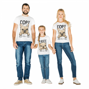 kaos family couple copy and paste