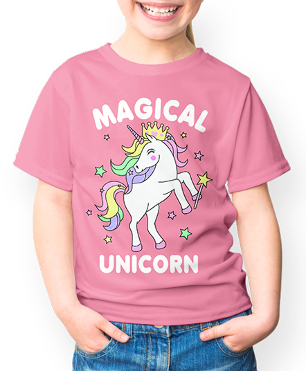 kaos anak magical unicorn