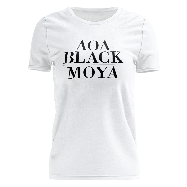 kaos aoa black moya