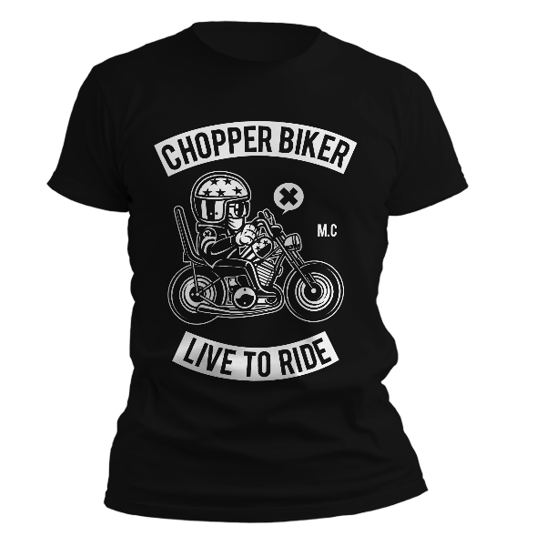 kaos chopper bike live to ride