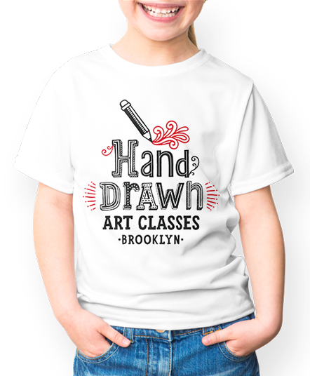 kaos anak hand drawn class