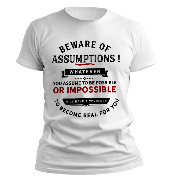 kaos beware of assumptions