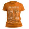kaos einstein quote learn live hope