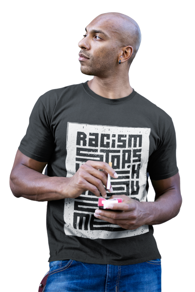 kaos racism stops with you and me