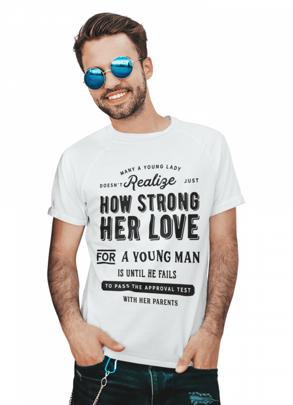 kaos strong love of young lady v2