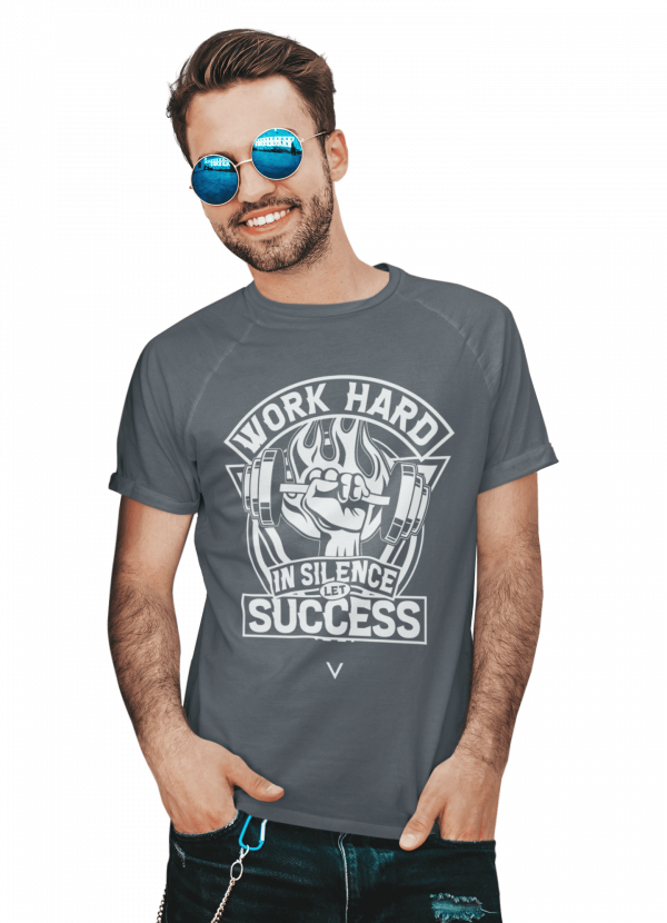 kaos work hard In silence